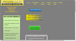 Desktop Screenshot of freemandrivingschool.com